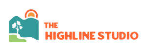 The HighLine Studio Logo. no tagline